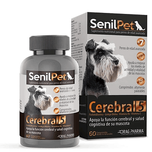 SenilPet Cerebral 5 Perro - 60 comprimidos