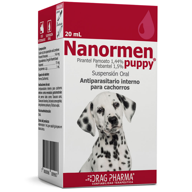  Nanormen Puppy Antiparasitario para Cachorros Perros - 20 ml 1