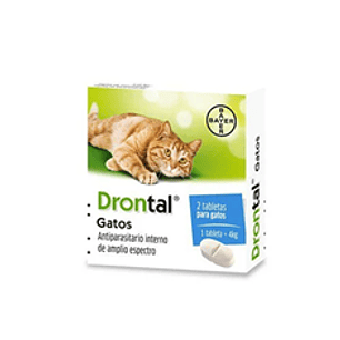 Antiparasitario DRONTAL Cats para Perros – 2 comprimidos