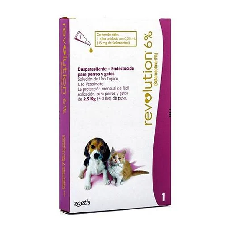 Revolution 6% Perros y Gatos – Antiparasitario Interno y Externo 1