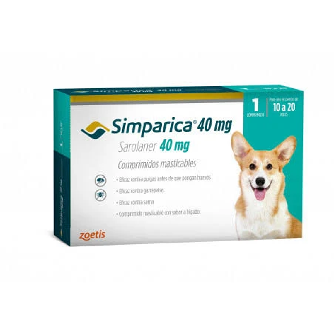 Simparica Antiparasitario Perros – Antiparasitario Interno y Externo – 1 comprimido 5