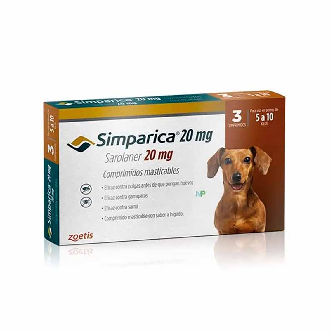 Simparica Antiparasitario Perros – Antiparasitario Interno y Externo – 3 comprimidos 5