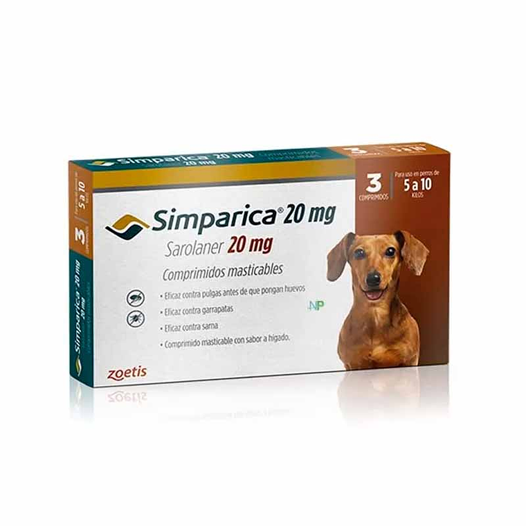 Simparica Antiparasitario Perros – Antiparasitario Interno y Externo – 3 comprimidos 5