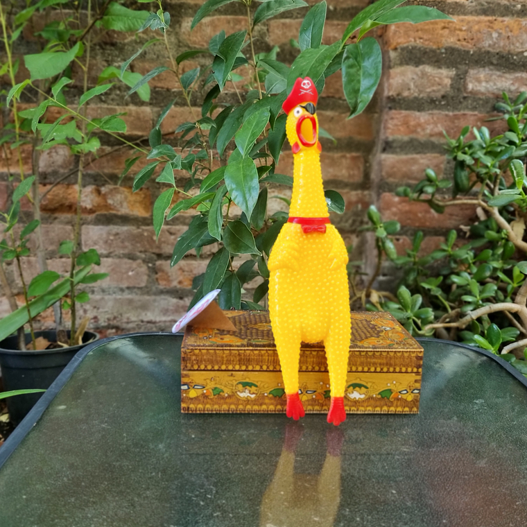 Juguete para perros pollo sonoro. 1