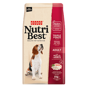 Nutribest Perro Adulto Pollo y Arroz - 3kg