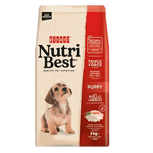 Nutribest Perro Cachorro Pollo y Arroz - 3kg