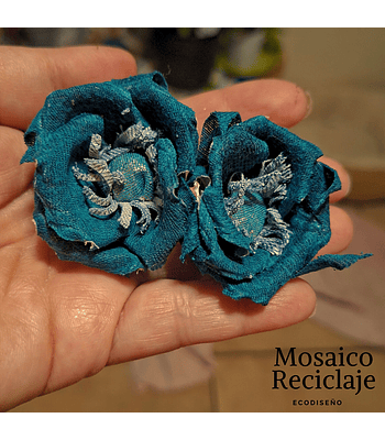 AROS TELA gancho plata