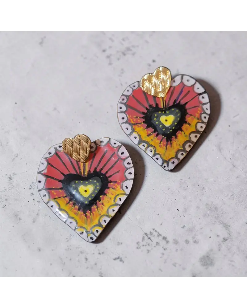 AROS CORAZON DE LATA