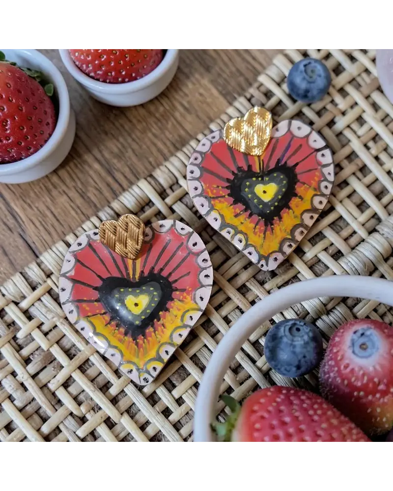 AROS CORAZON DE LATA