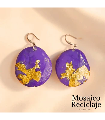 AROS OVALADOS (gancho plata)