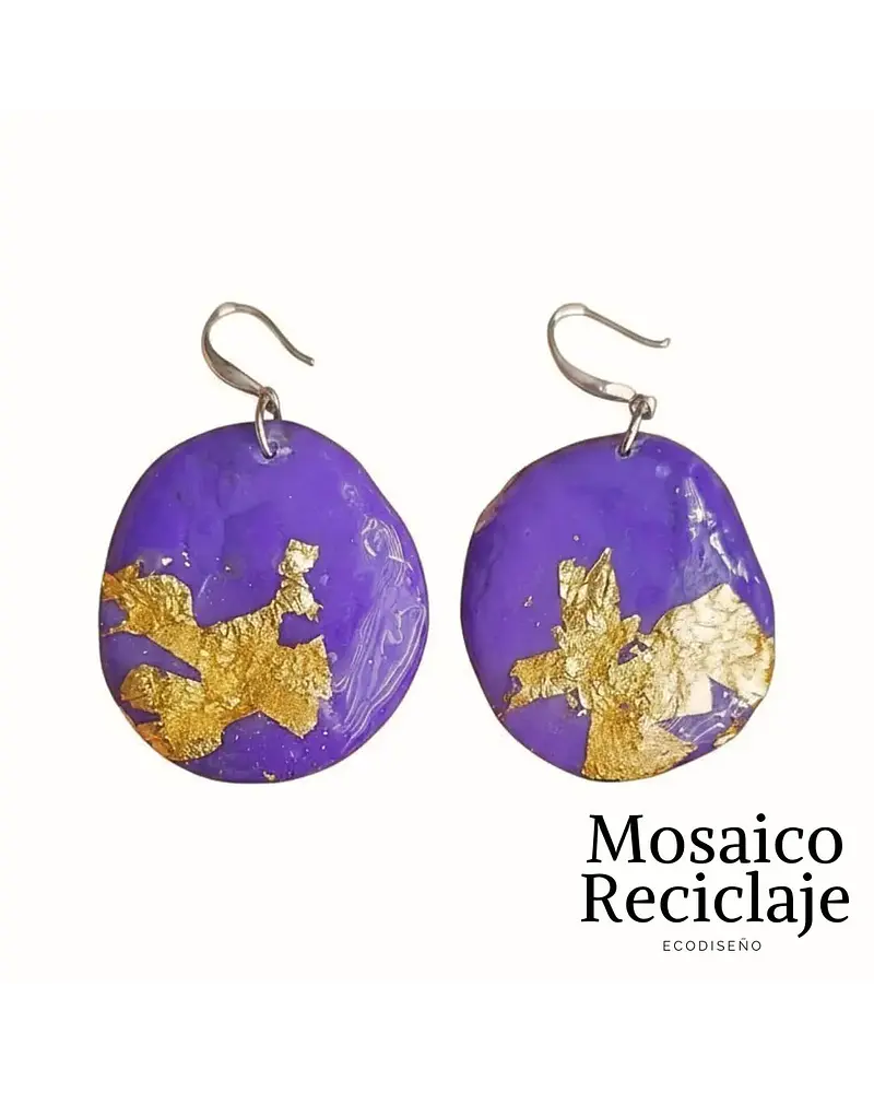 AROS OVALADOS (gancho plata)