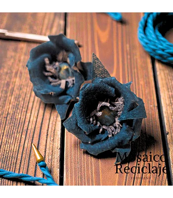 AROS DENIM gancho plata