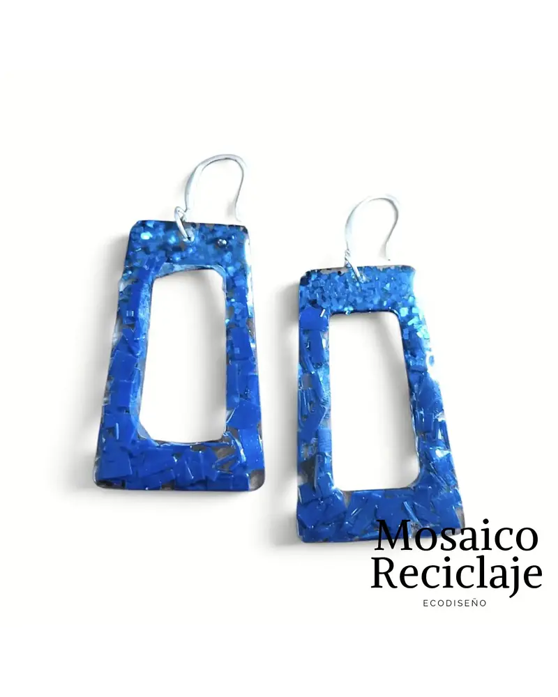 AROS RECTÁNGULO gancho de plata