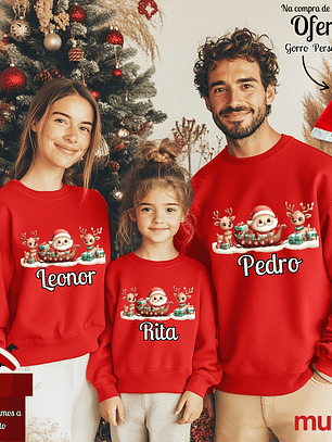 Sweat Natal Personalizada - Cardadas  