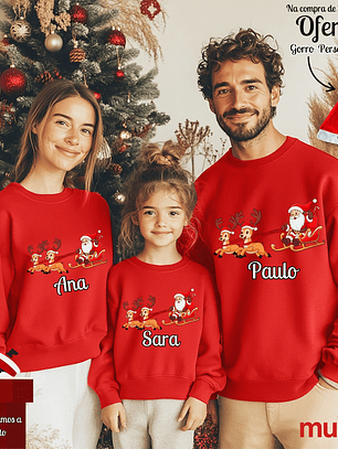 Sweat Natal Personalizada - Cardadas  