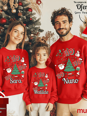 Sweat Natal Personalizada - Cardadas  