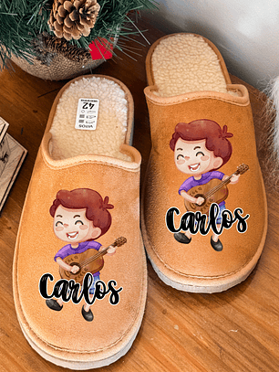 Chinelos Personalizados Notas de Amor