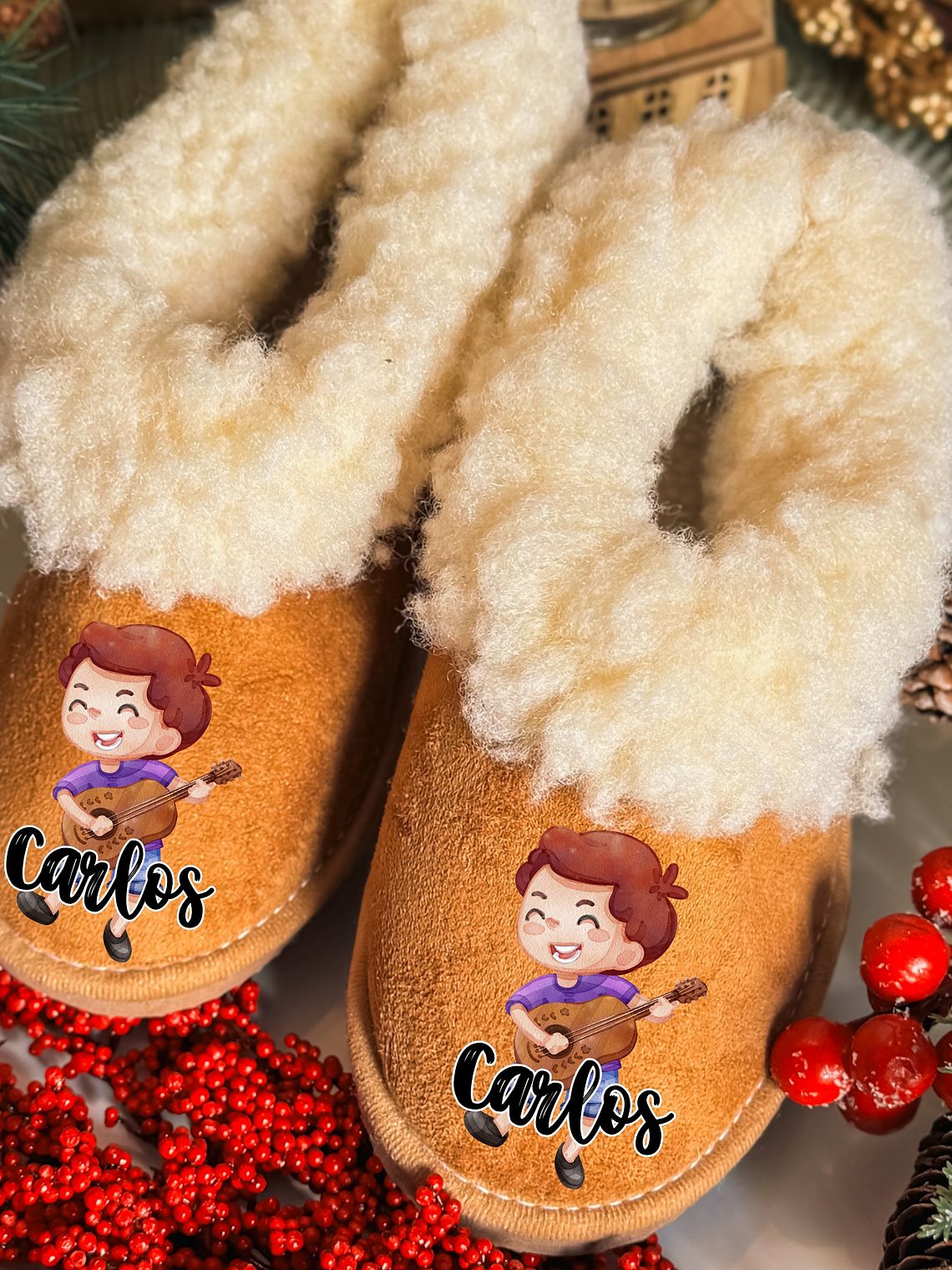 Pantufas Personalizadas Notas de Amor 1