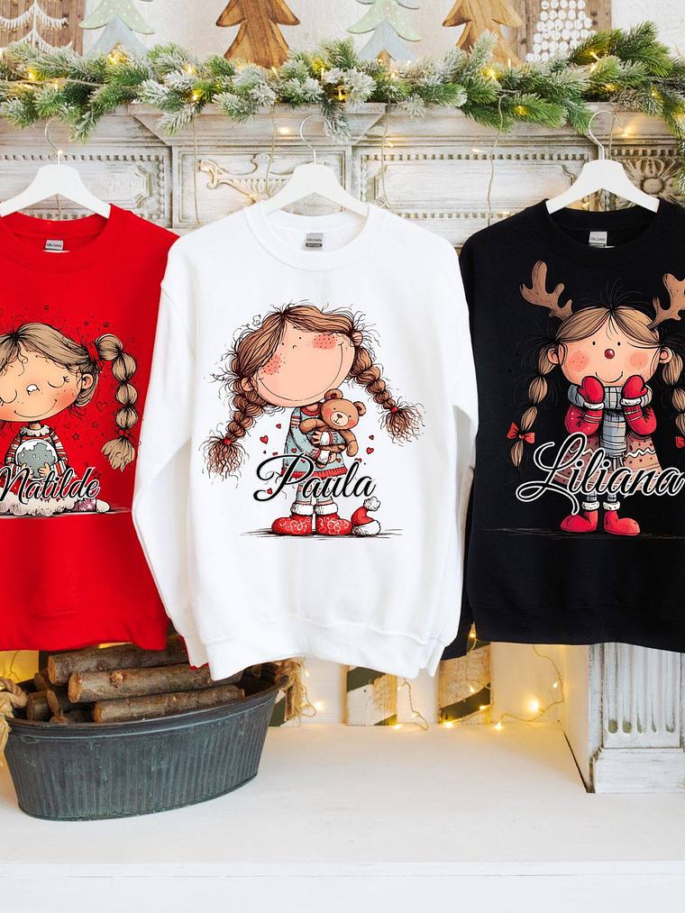 Sweat Natal Personalizada - Cardadas  - Chicas Maria 1