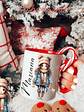 Caneca Cerâmica Natal Personalizada Boho Winter  - Com Nome - Thumbnail 1