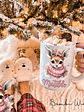Caneca Cerâmica Natal Personalizada Bambi Winter - Com Nome - Thumbnail 2