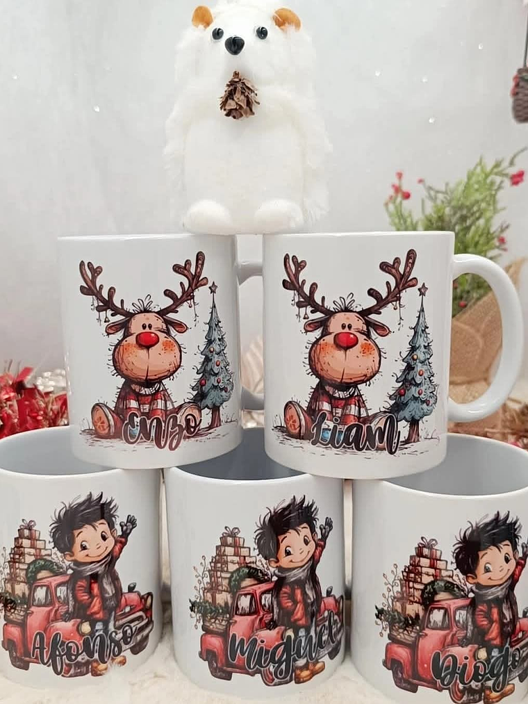 Caneca Personalizada Los Chicos-Com Nome 1