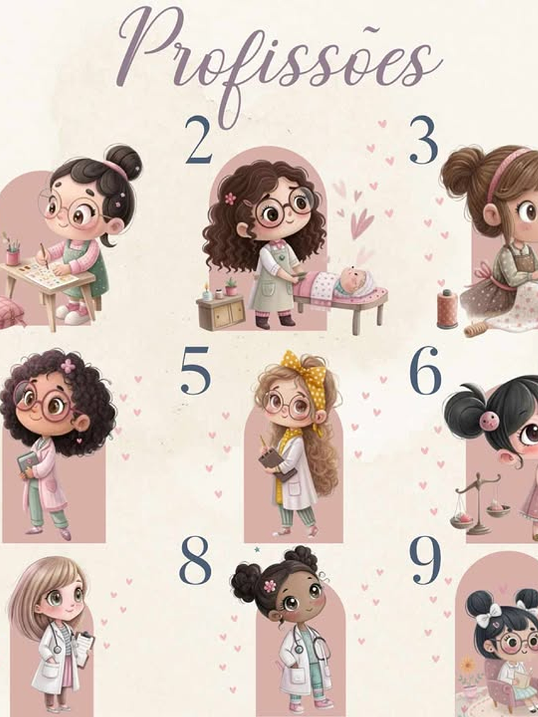 Saco Algodão Personalizado Profissões 3