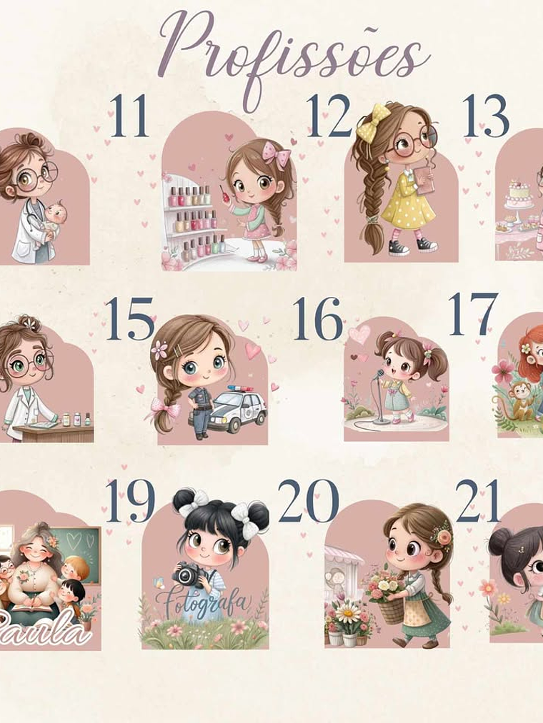 Caneca Cerâmica Natal Personalizada Nome + Profissão 2