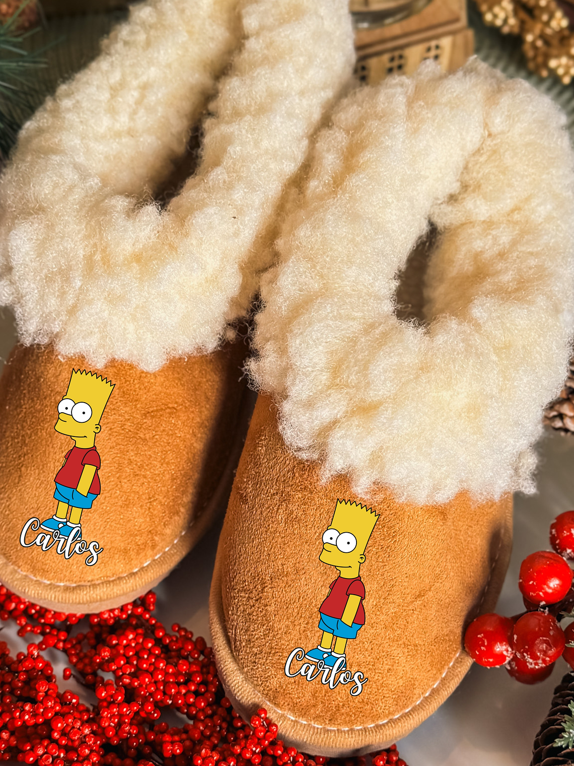 Pantufas Personalizadas Nome - Simpson 1