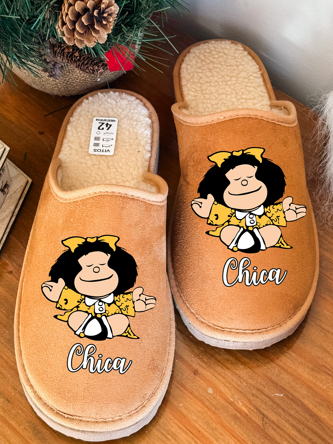 Chinelos Personalizados Nome + Mafalda  1