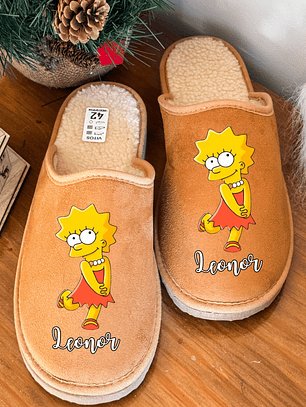 Chinelos Personalizados Nome + Simpson 