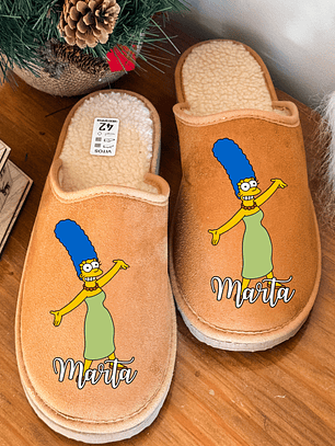 Chinelos Personalizados Nome + Simpson  