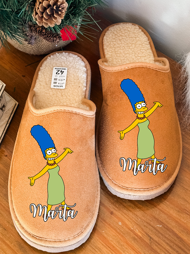 Chinelos Personalizados Nome + Simpson   1