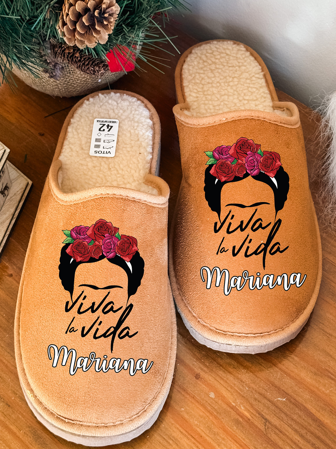 Chinelos Personalizados Nome + Frida 1