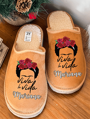 Chinelos Personalizados Nome + Frida