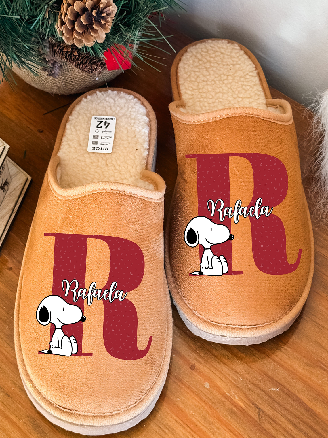 Chinelos Personalizados Nome + SNOPPY 1