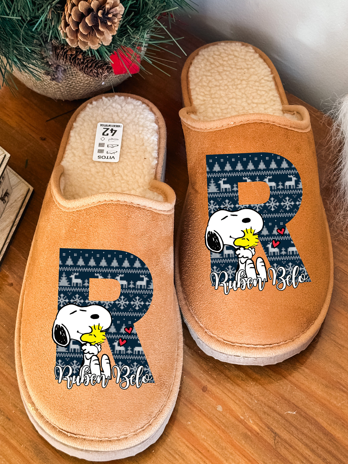 Chinelos Personalizados Nome + SNOPPY   1