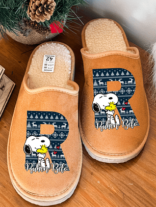 Chinelos Personalizados Nome + SNOPPY  