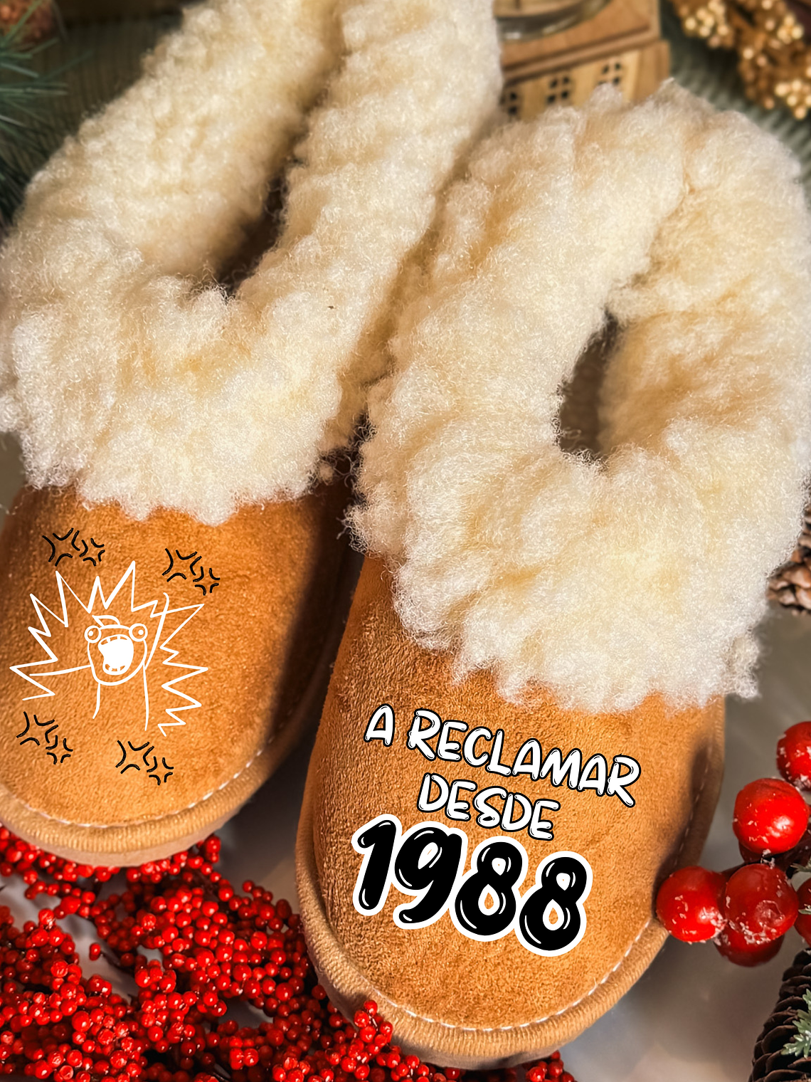 Pantufas Personalizados Nome + A Reclamar desde.... 1