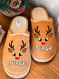 Chinelos Personalizados Natal Renas - Com Nome - thumbnail 1