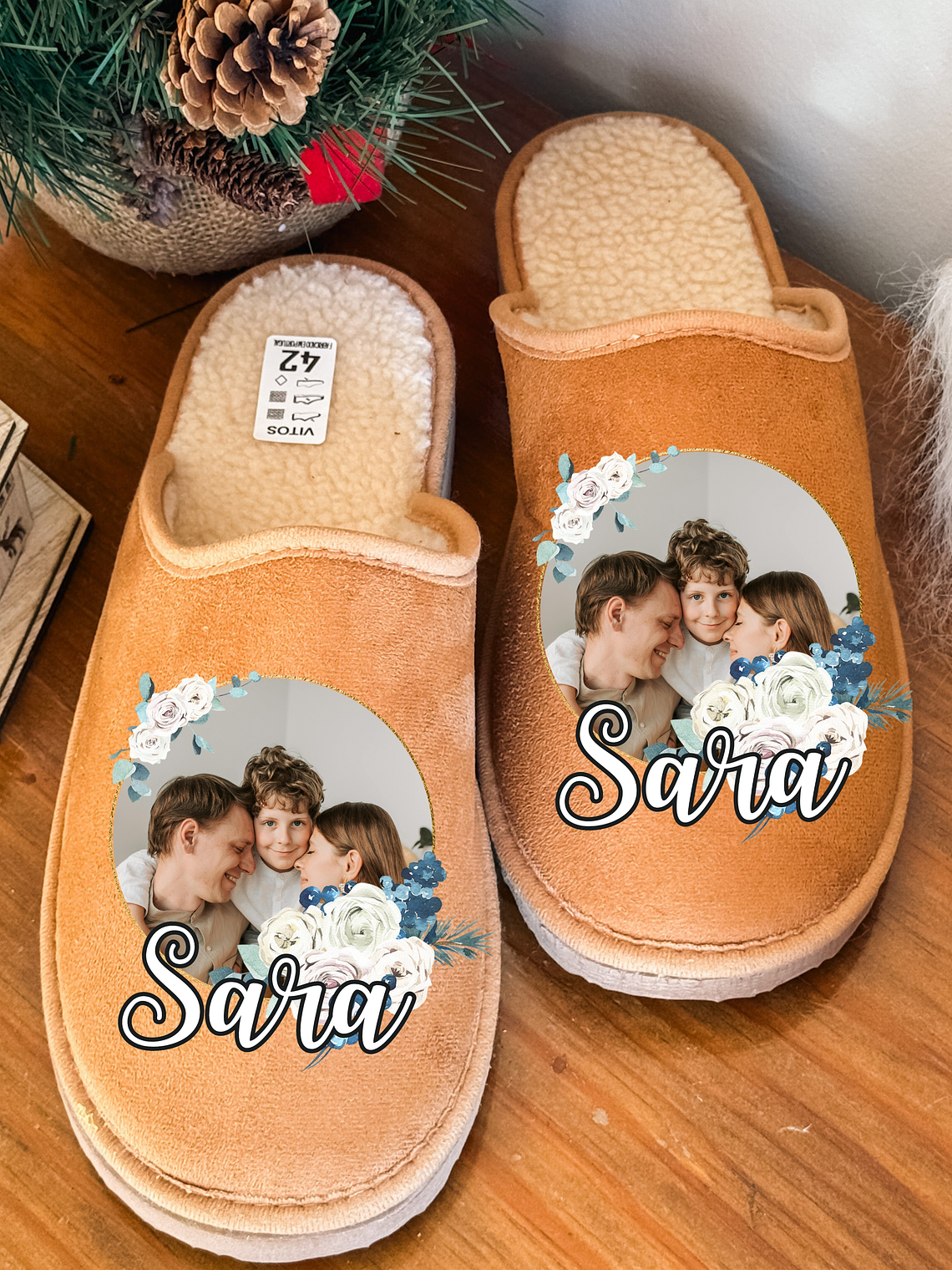 Chinelos Personalizados C/FOTOGRAFIA + NOME  1