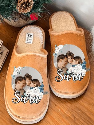 Chinelos Personalizados C/FOTOGRAFIA + NOME 