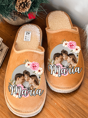 Chinelos Personalizados C/FOTOGRAFIA + NOME 