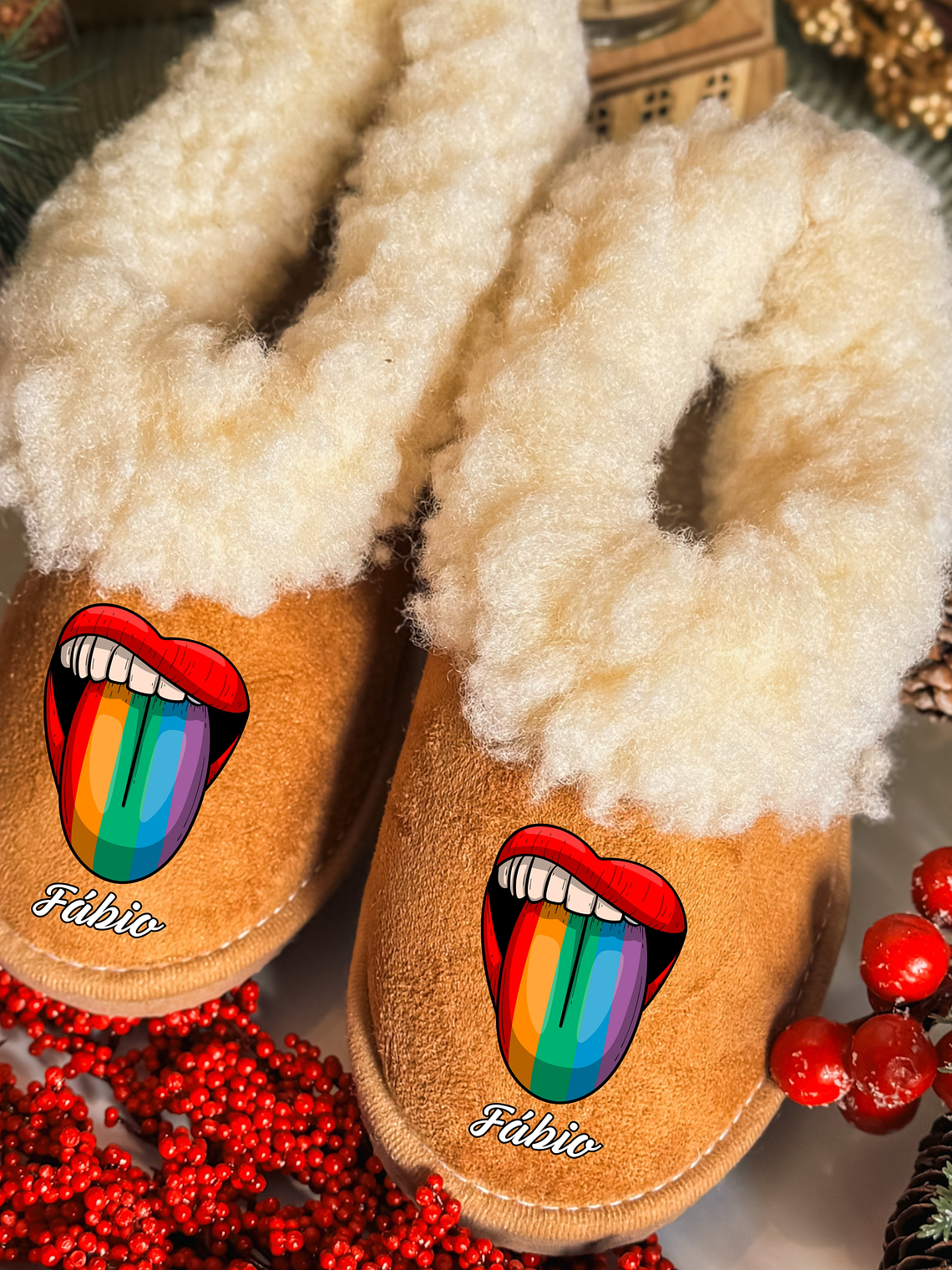 Pantufas Personalizados LGBT+ + NOME 1