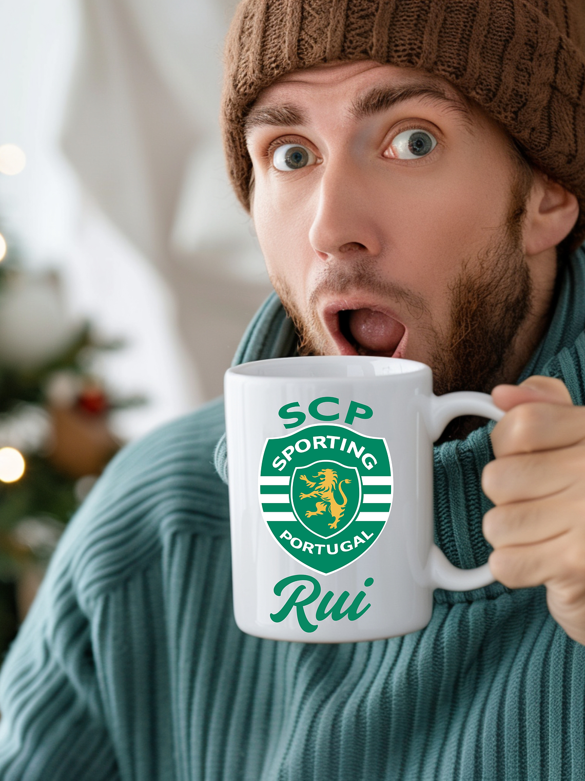 Caneca Personalizada Natal Clubes + Frase 2