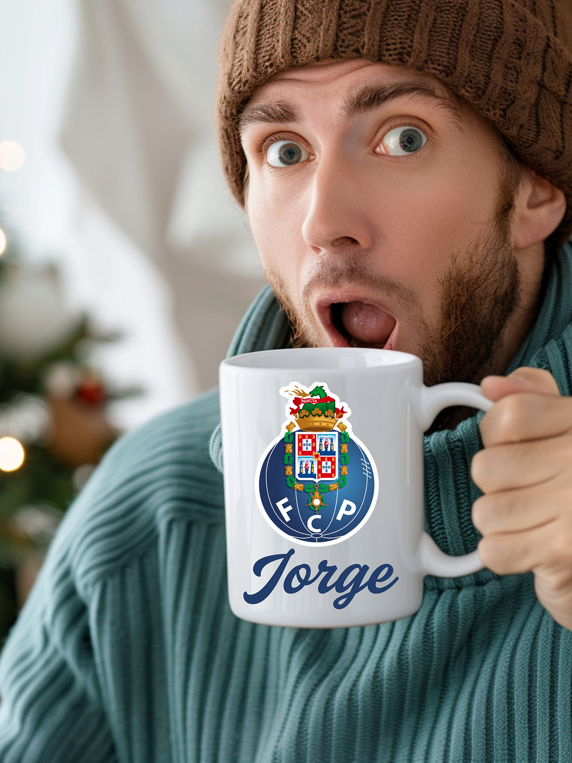 Caneca Personalizada Natal Clubes + Frase 3