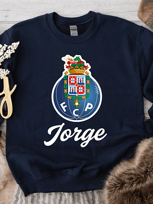 Sweat Natal Personalizada Clubes + Nome - Cardadas