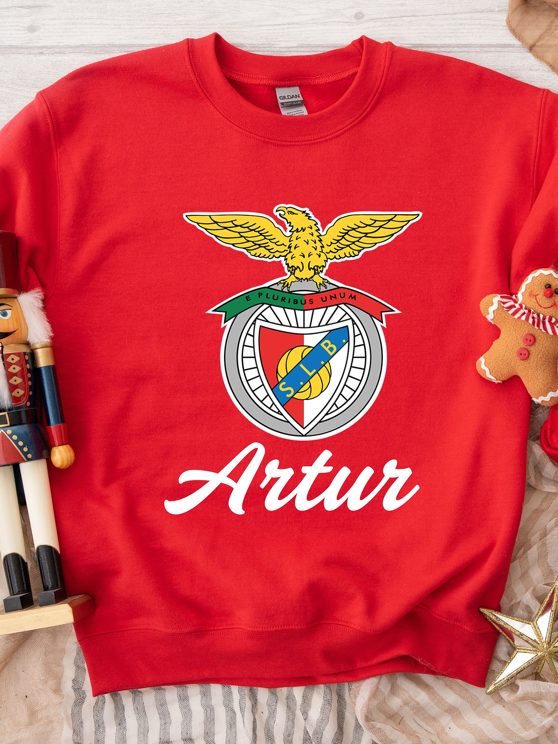 Sweat Natal Personalizada Clubes + Nome - Cardadas 1