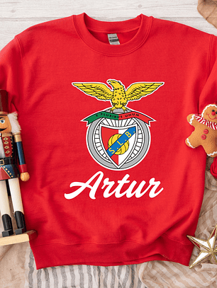 Sweat Natal Personalizada Clubes + Nome - Cardadas