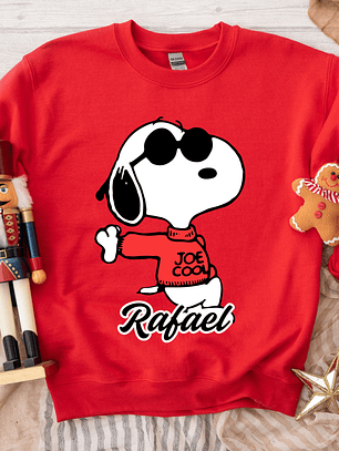 Sweat Natal Personalizada Snoopy - Cardadas
